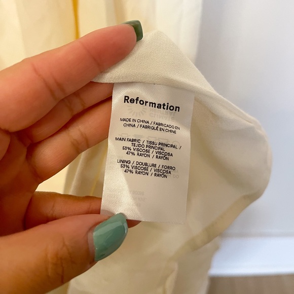 Reformation | NWT! Balsam Dress In Balsam In Ivory Size: 8 - Picture 6 of 8